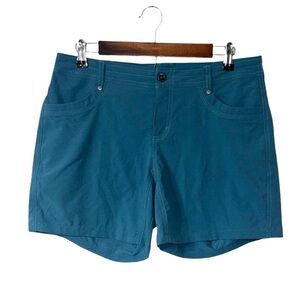 Kuhl Trekr Shorts Blue Splash Hiking Outdoors Summer 6” Inseam Size 10